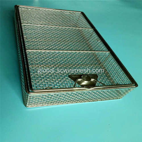 Lid Stainless Steel Basket 304 316 Stainless Steel Basket with Lid Manufactory